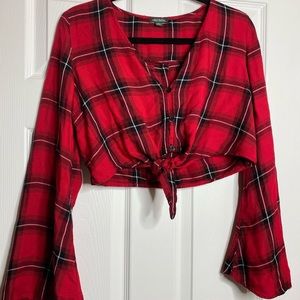 Plaid Crop Top